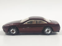 1995 Hot Wheels Lexus SC400 Metallic Burgundy Die Cast Toy Car Vehicle