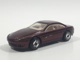 1995 Hot Wheels Lexus SC400 Metallic Burgundy Die Cast Toy Car Vehicle