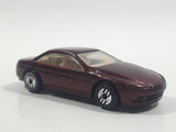 1995 Hot Wheels Lexus SC400 Metallic Burgundy Die Cast Toy Car Vehicle