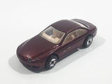 1995 Hot Wheels Lexus SC400 Metallic Burgundy Die Cast Toy Car Vehicle