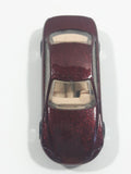 1995 Hot Wheels Lexus SC400 Metallic Burgundy Die Cast Toy Car Vehicle