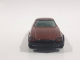 1983 Hot Wheels Jaguar XJS Maroon Burgundy Brown Die Cast Toy Car Vehicle