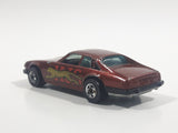 1983 Hot Wheels Jaguar XJS Maroon Burgundy Brown Die Cast Toy Car Vehicle