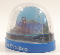 San Francisco Golden Gate Bridge Themed 2 1/8" Miniature Plastic Snow Globe - Low Liquid