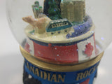 Canadian Rockies 3 1/2" Miniature Snow Globe - Tilted