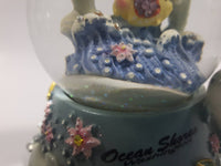 Ocean Shores, Washington 3D Dolphin Themed 3 1/2" Miniature Snow Globe - Tilted