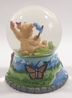 Santa Fe, New Mexico Bear Fish Deer Butterfly Mountain Themed 3 1/2" Snow Globe