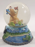 Santa Fe, New Mexico Bear Fish Deer Butterfly Mountain Themed 3 1/2" Snow Globe