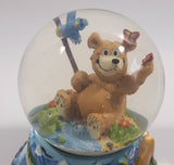 Santa Fe, New Mexico Bear Fish Deer Butterfly Mountain Themed 3 1/2" Snow Globe