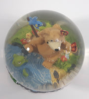 Santa Fe, New Mexico Bear Fish Deer Butterfly Mountain Themed 3 1/2" Snow Globe