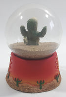 Arizona It's A Dry Heat! Skeleton Cactus Desert Themed 3 1/2" Sand Filled Snow Globe