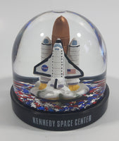 Kennedy Space Center NASA Space Shuttle Star Themed 3" Plastic Snow Globe