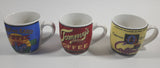 Tommy's Brand Balanced Blend Bright and Early Constant Quality Ceramic Coffee Mug Cup Set of 3