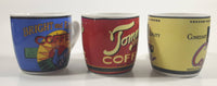 Tommy's Brand Balanced Blend Bright and Early Constant Quality Ceramic Coffee Mug Cup Set of 3