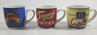 Tommy's Brand Balanced Blend Bright and Early Constant Quality Ceramic Coffee Mug Cup Set of 3