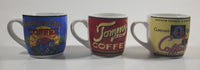 Tommy's Brand Balanced Blend Bright and Early Constant Quality Ceramic Coffee Mug Cup Set of 3