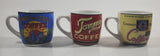 Tommy's Brand Balanced Blend Bright and Early Constant Quality Ceramic Coffee Mug Cup Set of 3