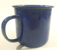 Kokanee Glacier Fresh Beer Dark Blue Enamel Metal Coffee Mug Cup