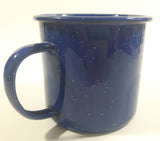 Kokanee Glacier Fresh Beer Dark Blue Enamel Metal Coffee Mug Cup