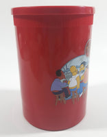 The Simpsons Moe's Tavern Homer Lenny, Karl, Barney Red Talking Beer Koozie Holder