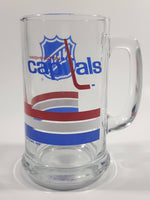 1988 Cutler Brands NHL Ice Hockey Washington Capitals Sports Team 5 1/2" Tall Glass Beer Mug Sports Collectible