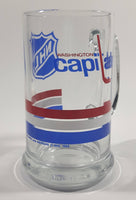 1988 Cutler Brands NHL Ice Hockey Washington Capitals Sports Team 5 1/2" Tall Glass Beer Mug Sports Collectible