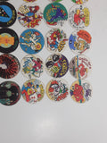 1994 Imperial Slammer Jammers & Slammer Whammers Pogs / Caps Lot of 45