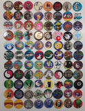1990s Mixed Pogs / Caps Lot of 204