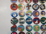 1990s Mixed Pogs / Caps Lot of 204