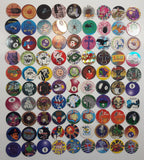 1990s Mixed Pogs / Caps Lot of 204