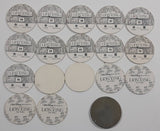 1995 Disney's The Lion King Movie and Lion King on Video Rice Krispies Pogs / Caps Lot of 17 + 1 Metal Slammer