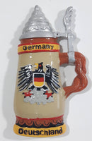 Germany Deutschland Lidded Beer Stein Shaped Resin Fridge Magnet