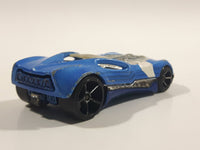 2008 Hot Wheels All Stars CUL8R Metalflake Blue Die Cast Toy Car Vehicle