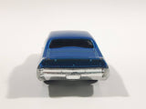 2010 Hot Wheels Muscle Mania '70 Buick GSX Dark Electric Blue Die Cast Toy Car Vehicle - Missing Windows