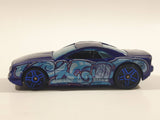 2011 Hot Wheels Graffiti Rides Muscle Tone Metalflake Dark Blue Die Cast Toy Car Vehicle