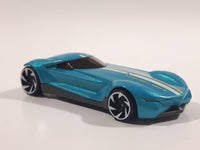 2019 Hot Wheels HW Exotics Twin Mill Gen-E Metalflake Turquoise Green Die Cast Toy Car Vehicle