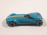 2019 Hot Wheels HW Exotics Twin Mill Gen-E Metalflake Turquoise Green Die Cast Toy Car Vehicle