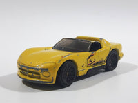 2019 Hot Wheels HW Flames Dodge Viper RT/10 Pearl Yellow Die Cast Toy Dream Sports Car Vehicle