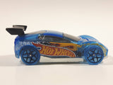 2013 Hot Wheels Stunt Circuit Synkro Blue Die Cast Toy Car Vehicle