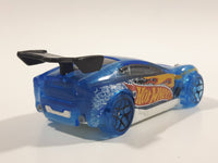 2013 Hot Wheels Stunt Circuit Synkro Blue Die Cast Toy Car Vehicle