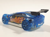 2013 Hot Wheels Stunt Circuit Synkro Blue Die Cast Toy Car Vehicle