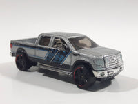 2014 Hot Wheels HW Off-Road - HW Hot Trucks 2009 Ford F-150 Truck Metaflake Gray Die Cast Toy Car Vehicle