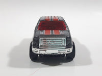 2009 Hot Wheels 2009 Ford F-150 Truck Metalflake Grey Die Cast Toy Car Vehicle