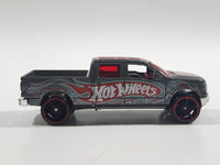 2009 Hot Wheels 2009 Ford F-150 Truck Metalflake Grey Die Cast Toy Car Vehicle