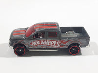 2009 Hot Wheels 2009 Ford F-150 Truck Metalflake Grey Die Cast Toy Car Vehicle