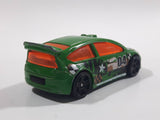 2012 Hot Wheels Citroen C4 Rally Green Die Cast Toy Car Vehicle