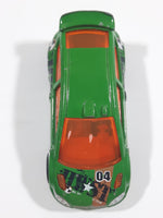 2012 Hot Wheels Citroen C4 Rally Green Die Cast Toy Car Vehicle