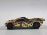 2010 Hot Wheels Hot Haulers Bedlam Truck Gold Chrome Die Cast Toy Car Vehicle