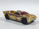 2010 Hot Wheels Hot Haulers Bedlam Truck Gold Chrome Die Cast Toy Car Vehicle