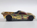 2010 Hot Wheels Hot Haulers Bedlam Truck Gold Chrome Die Cast Toy Car Vehicle